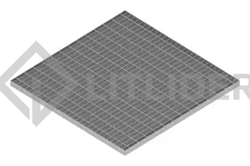 РЕШЕТЧАТЫЙ НАСТИЛ SP 34Х76/40Х3 ZN 1000Х1000 ММ